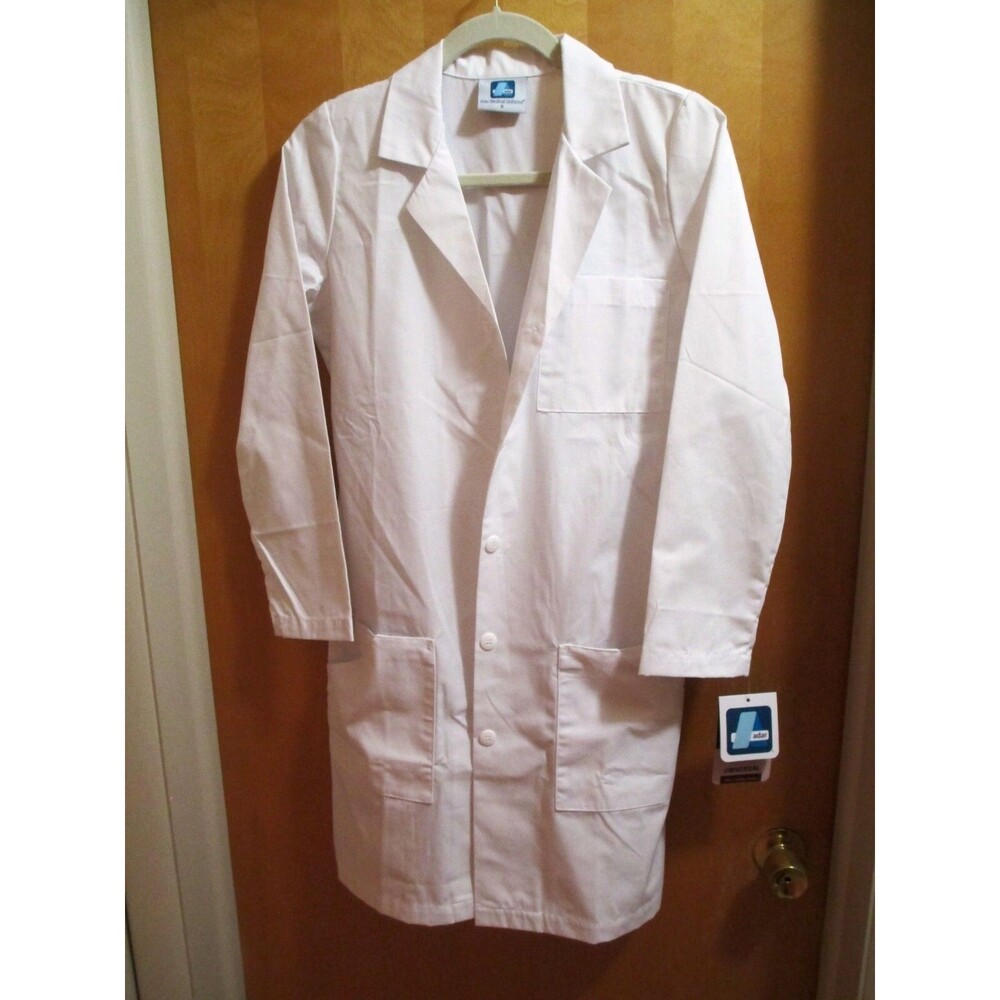 Adar Universal Lab Coat White Women 6 (Small) NWT